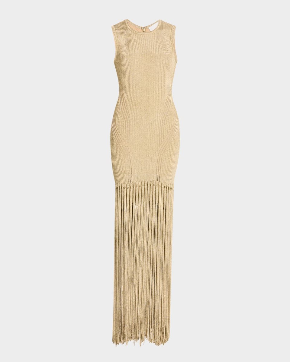 Sydney Sparkly Fringe Maxi Dress